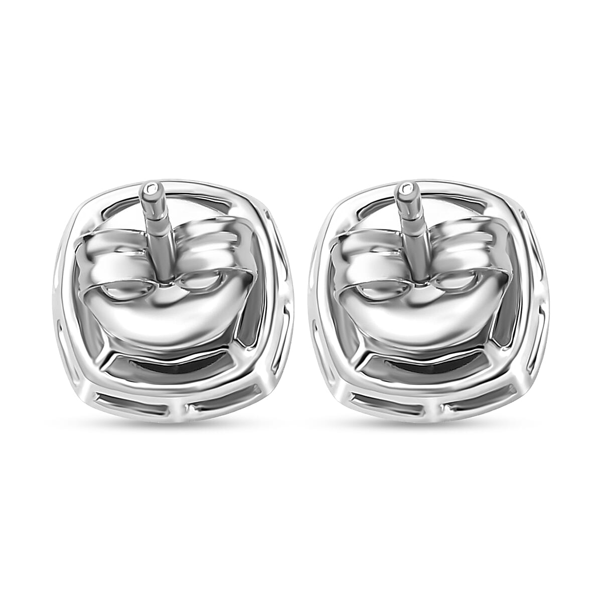 Certified & Appraised AAA Luxuriant Lab Grown Alexandrite and G-H SI Lab Grown Diamond 2.90 ctw Stud Earrings in 10K White Gold