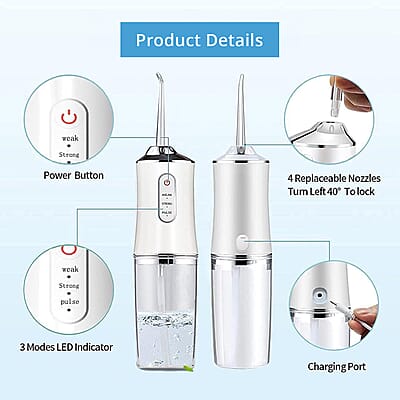 Pursonic USB Rechargeable Water Flosser - Green