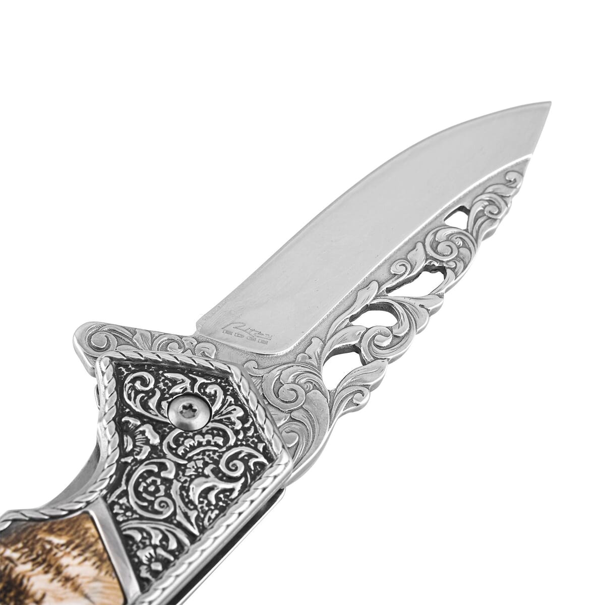 RITE EDGE Deer Folding Knife with Gift Box (Ships in 8-10 Business Days) image number 3