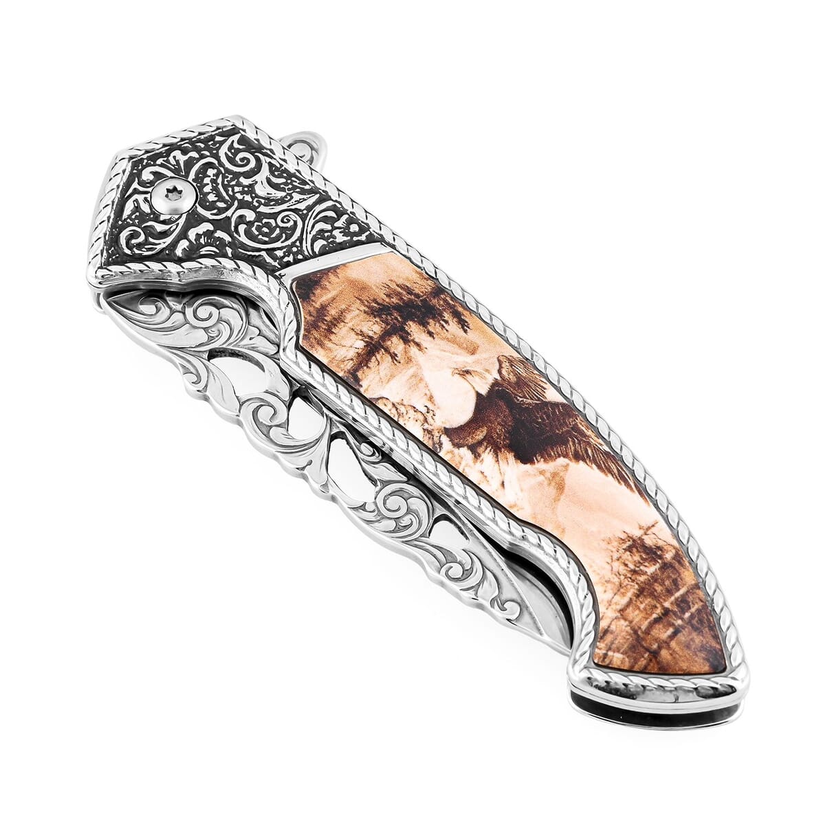 RITE EDGE Eagle Folding Knife with Gift Box image number 2