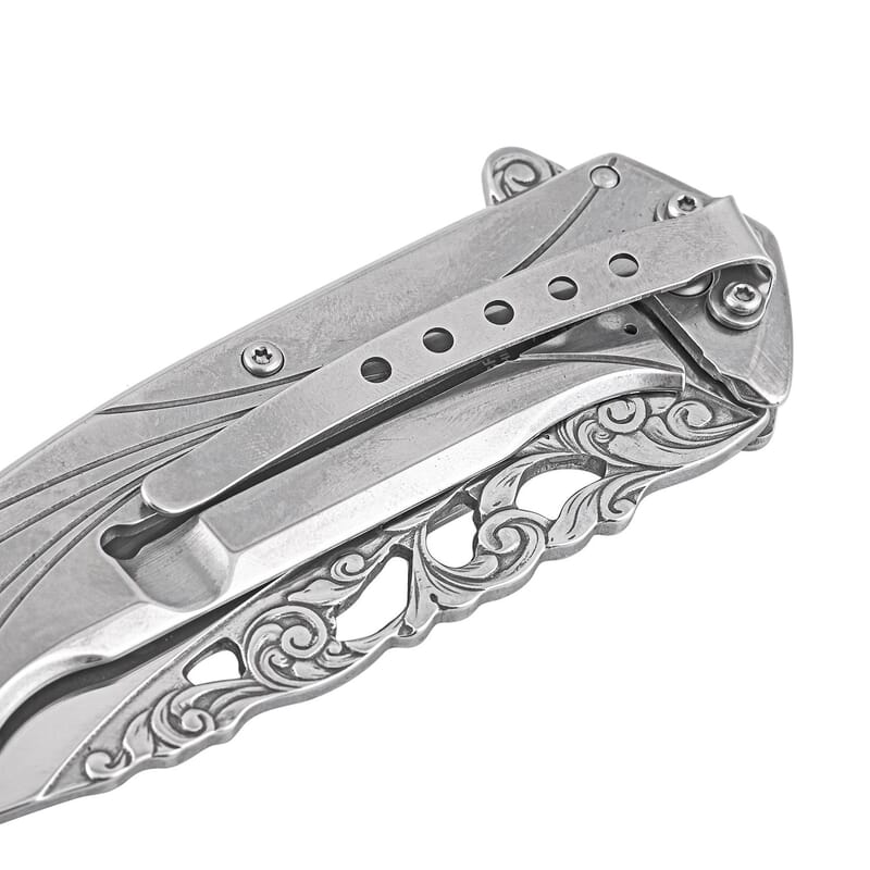 RITE EDGE Wolf Folding Knife with Gift Box