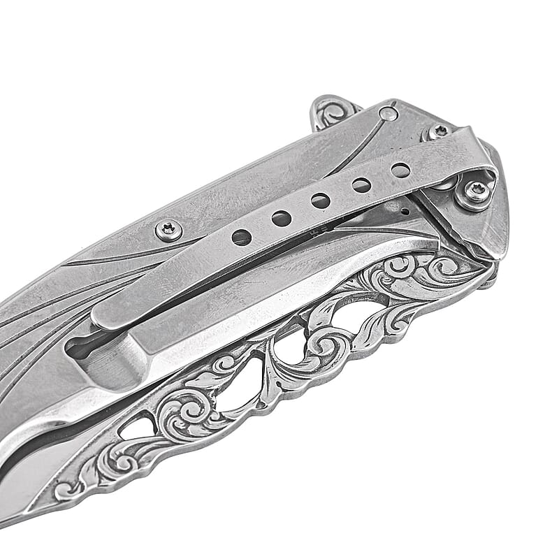 RITE EDGE Wolf Folding Knife with Gift Box