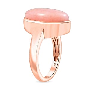 Vinicunca Peruvian Opal 6.26 ctw Ring in Vermeil RG Over Sterling Silver (Size 8)