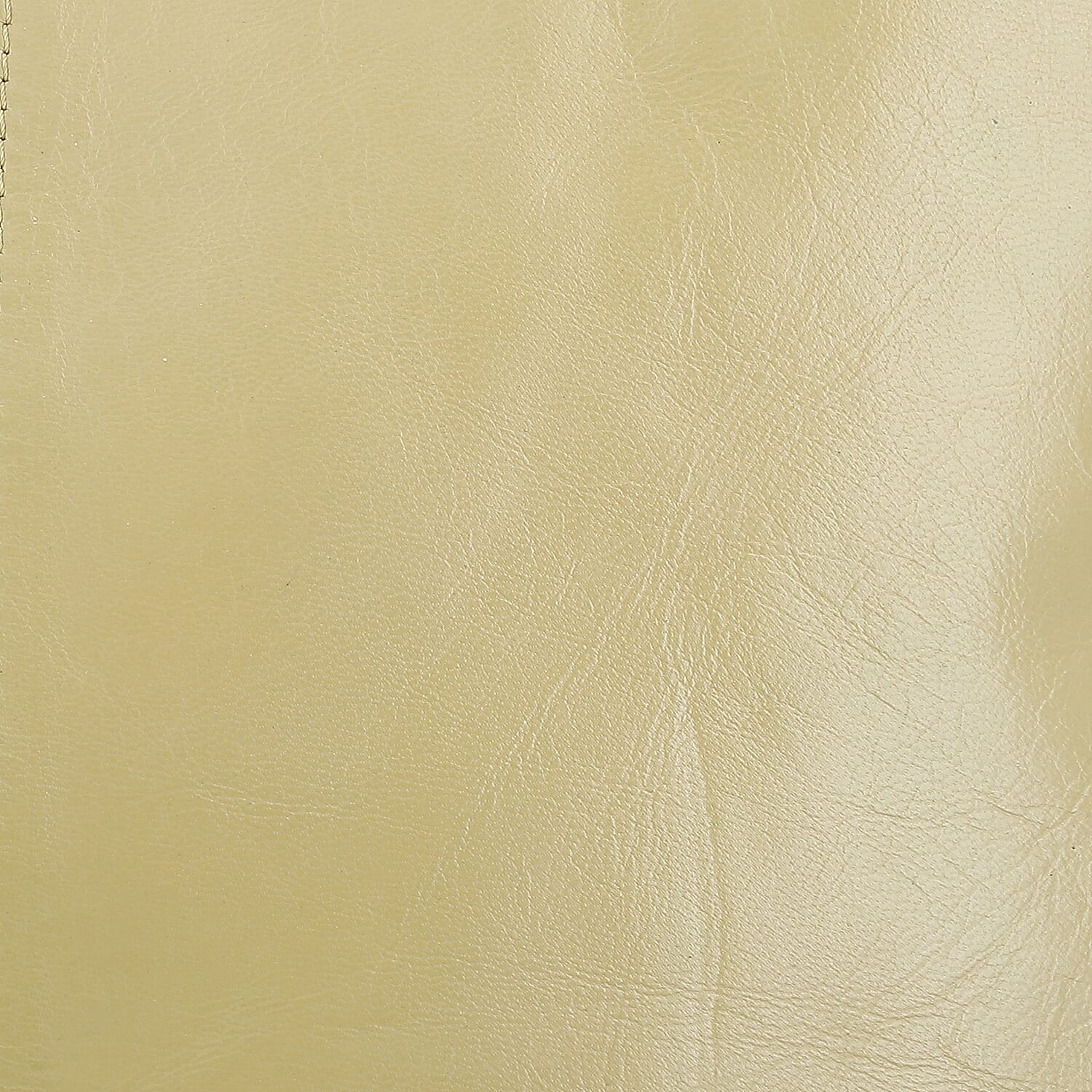 Beige Genuine Leather RFID Protected Tote Bag with Adjustable Detachable Shoulder Strap