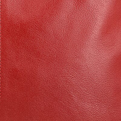 Red Genuine Leather RFID Protected Tote Bag with Adjustable Detachable Shoulder Strap