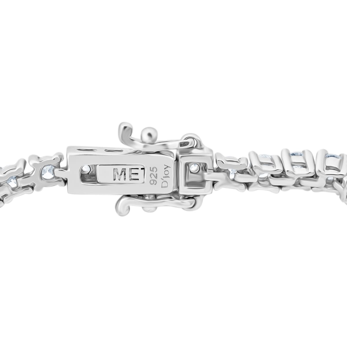 Luxuriant Lab Grown Diamond G-H SI 4.30 ctw Tennis Bracelet in Rhodium Over Sterling Silver (8.00 In) image number 2