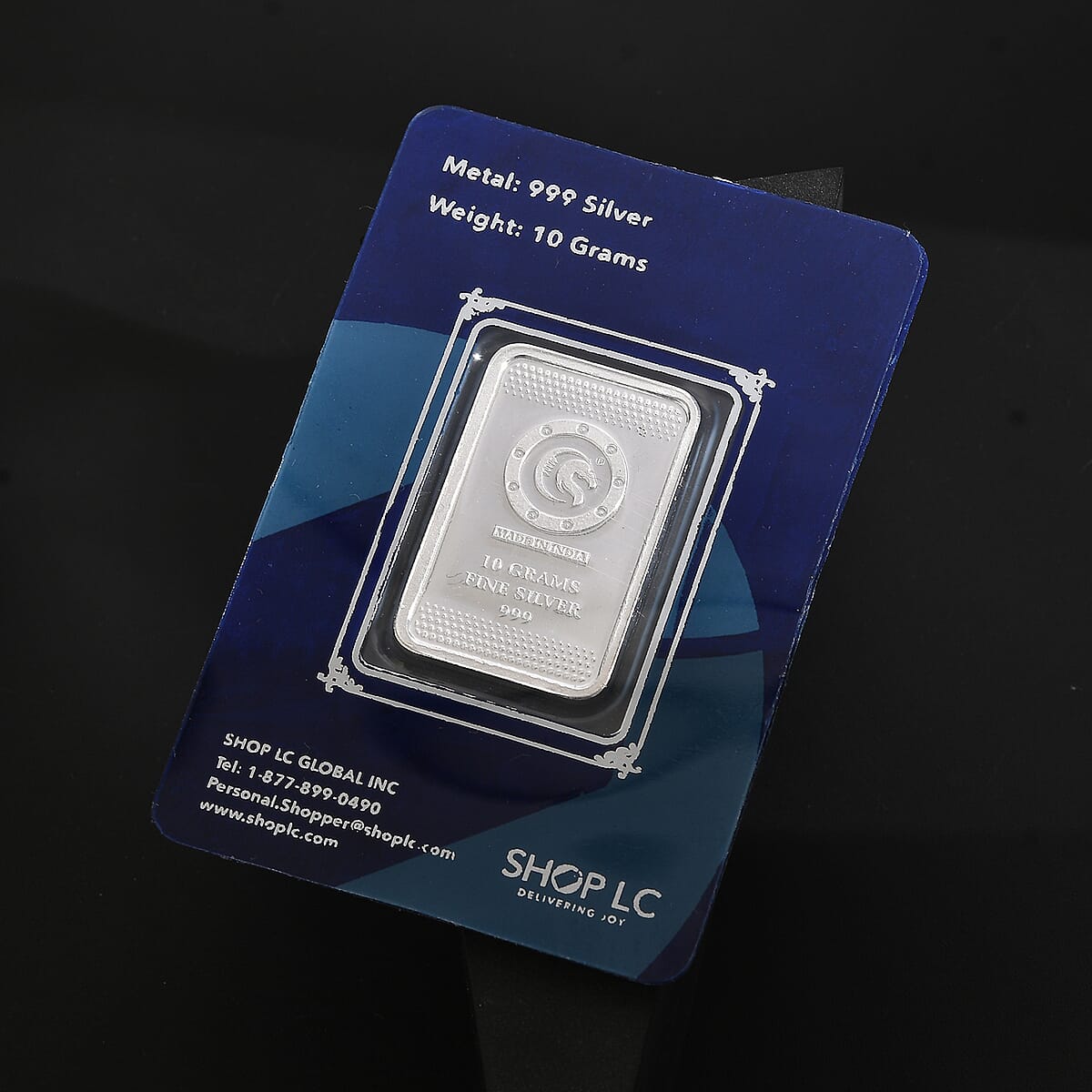 Doorbuster 999 Fine Silver Beauty of Peacock Bar 10 Grams image number 2