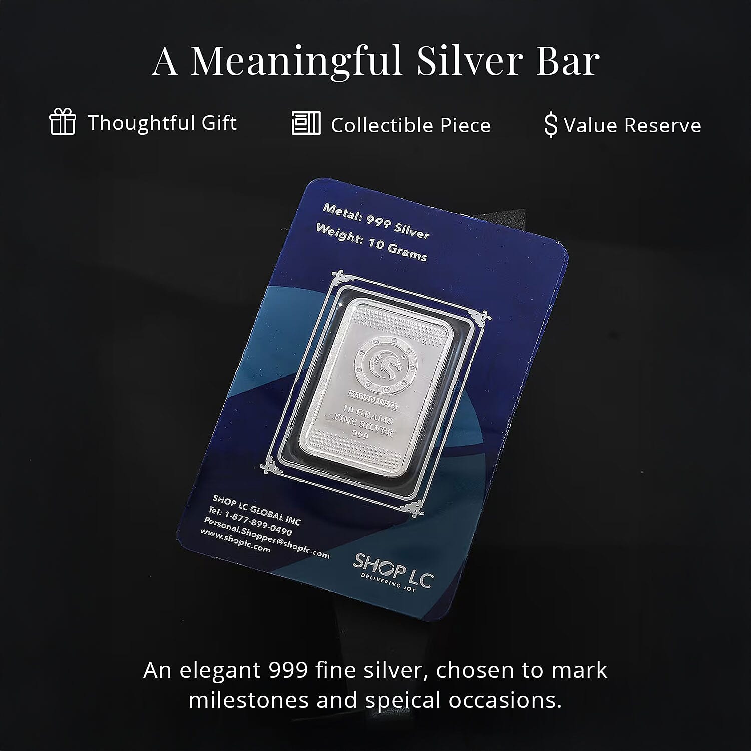  999 Fine Silver Beauty of Peacock Bar 10 Grams