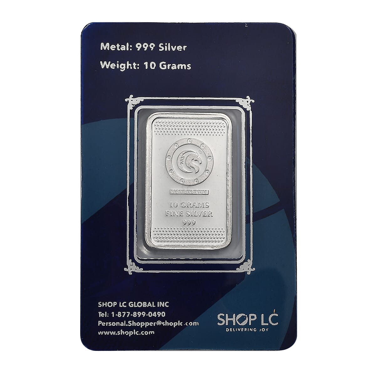 Doorbuster 999 Fine Silver Beauty of Peacock Bar 10 Grams image number 3