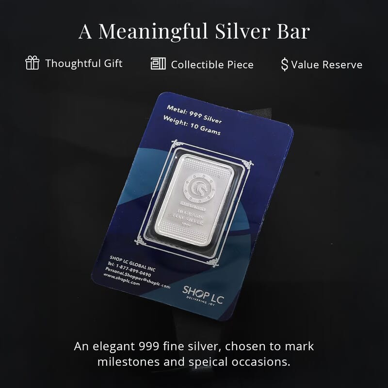  999 Fine Silver Beauty of Peacock Bar 10 Grams