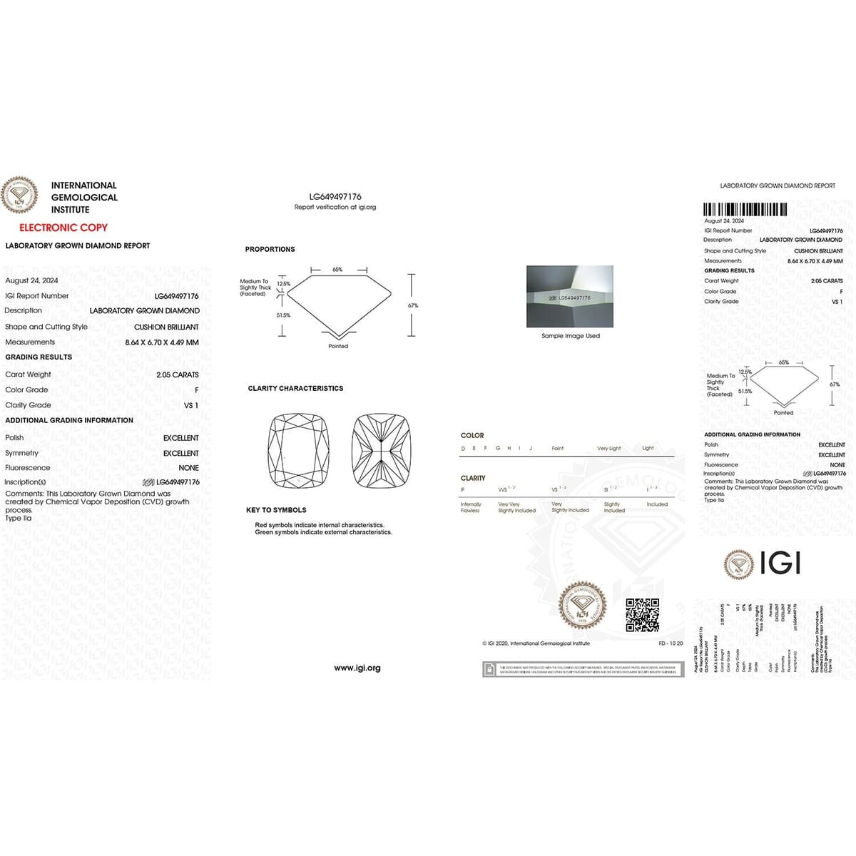 IGI Certified Luxuriant Lab Grown White and Pink Diamond VS 3.00 ctw Radiant Halo Ring in 950 Platinum (Size 10.0) (Del. In 12-15 Days) image number 6