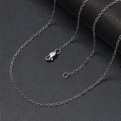 Cable Chain Necklace in 950 Platinum 2.50 Grams 20 Inches