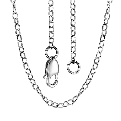 Cable Chain Necklace in 950 Platinum 2.50 Grams 20 Inches
