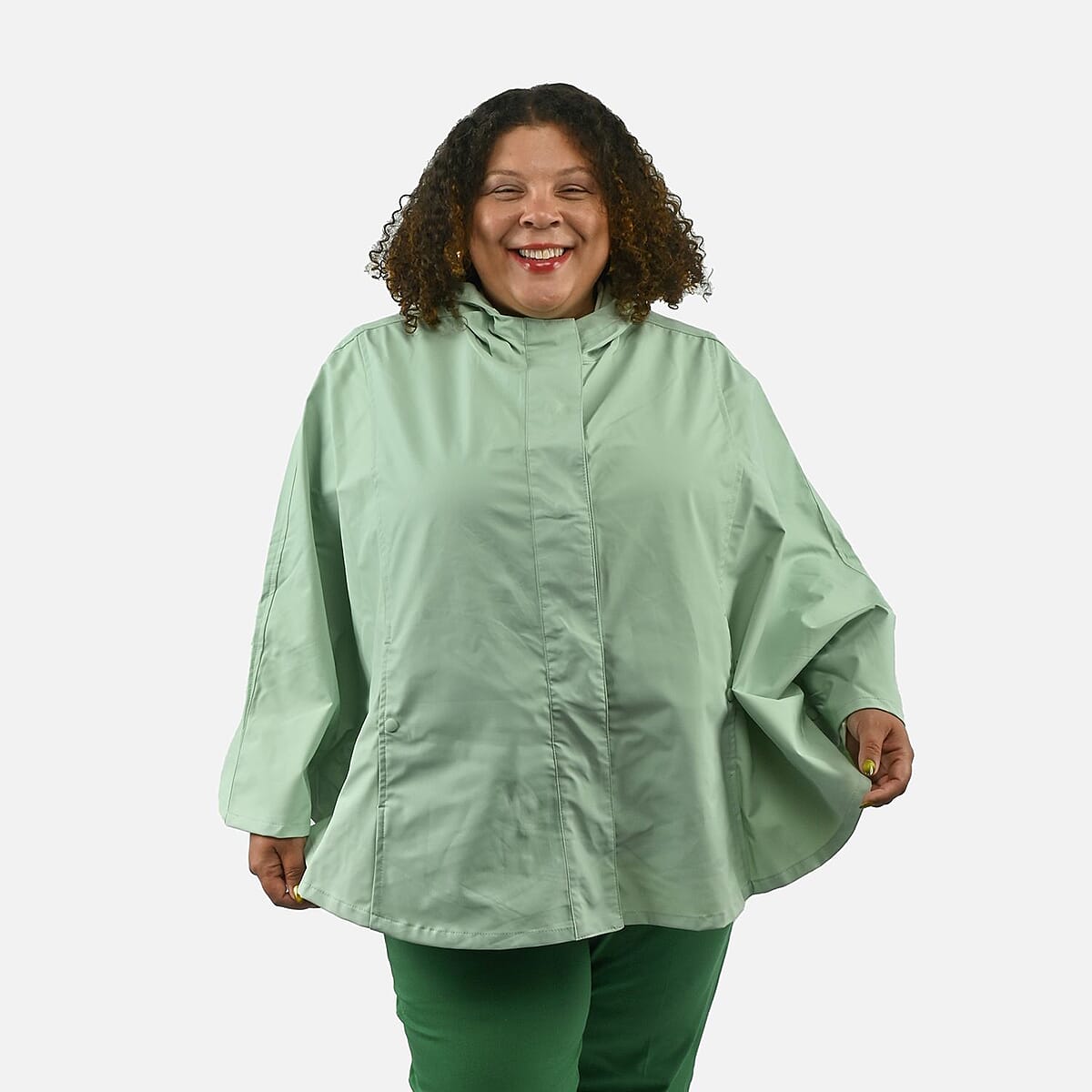 Closeout ShedRain GOGO Women's Raincoat Poncho - Dew S/M image number 0