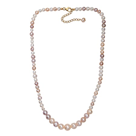 18 / Multi Color Fresh Water Pearl / 925 Silver - Product card gallery slide 4 (10178021425465)