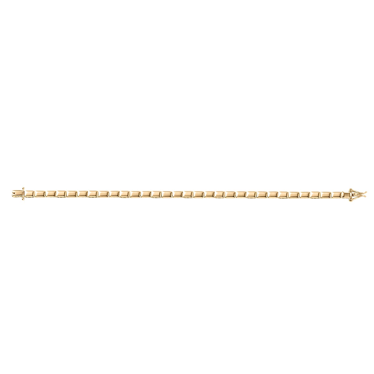 Luxoro Luxuro Bar Bracelet in 10K Yellow Gold (7.25 In) 5.25 Grams image number 3