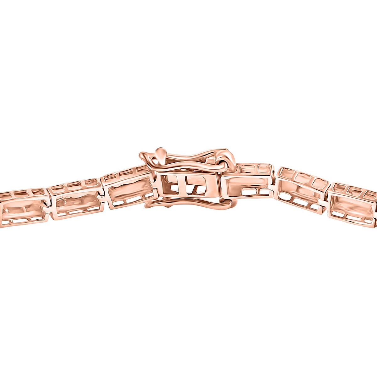 Luxoro Bar Bracelet in 10K Rose Gold (7.25 In) 4.50 Grams image number 2