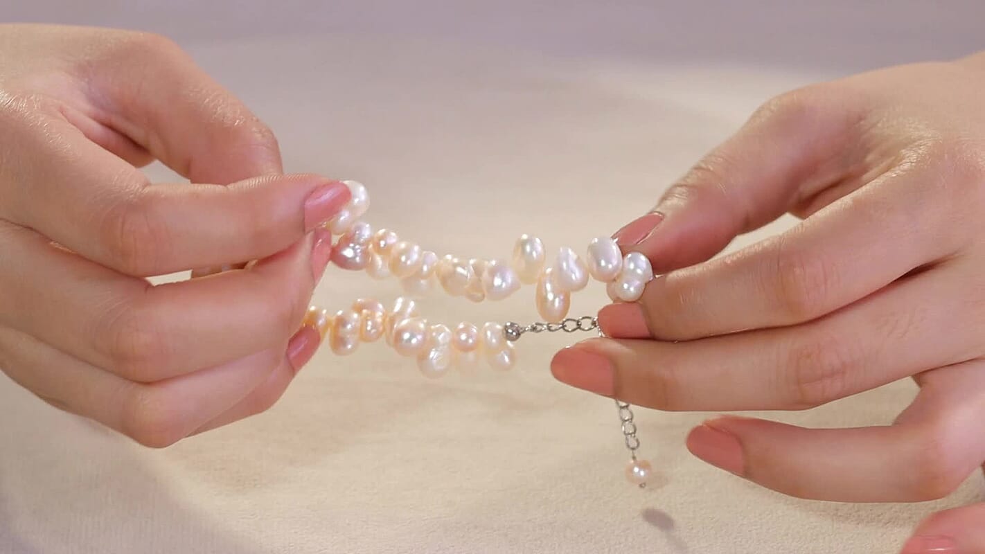 Multi Color Freshwater Pearl Bracelet (7.25 In)