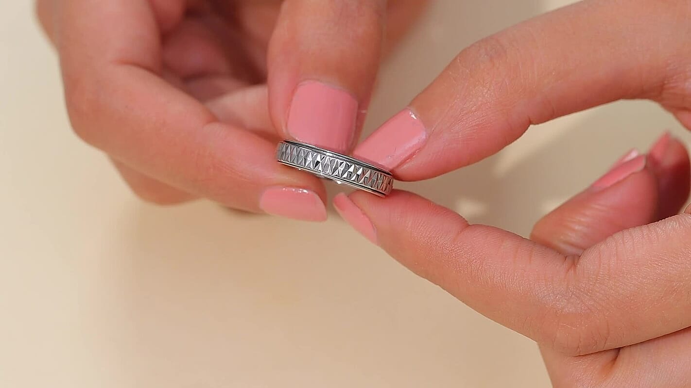 Rhapsody 950 Platinum Band Ring 6.37 Grams