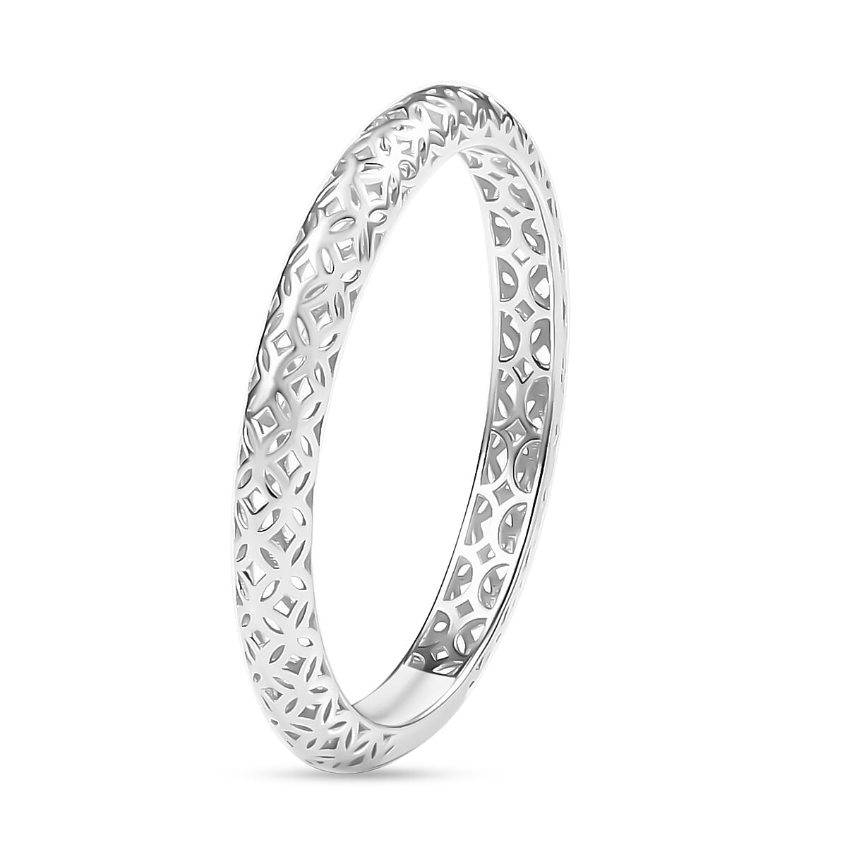 Mirage Collection Ring in 10K White Gold (Size 5.5) 1.65 Grams (Del. in 10-12 Days) image number 2