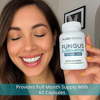 PureHealth Research Fungus Eliminator Dietary Supplement 60 Vegetarian Capsules
