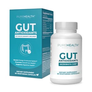 PureHealth Research Gut Antioxidants Dietary Supplement 60 Vegetarian Capsules