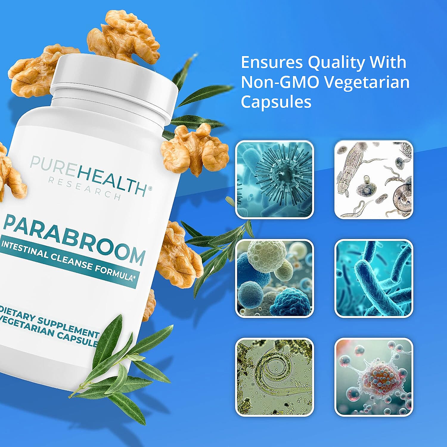 PureHealth Research Gut Antioxidants Dietary Supplement 60 Vegetarian Capsules