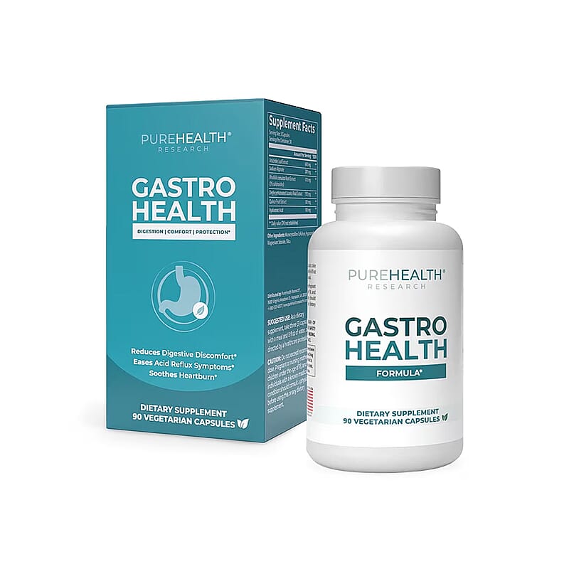 PureHealth Research Gastro Health Dietary Supplement 90 Vegetarian Capsules