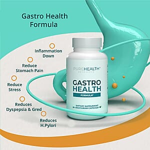 PureHealth Research Gastro Health Dietary Supplement 90 Vegetarian Capsules