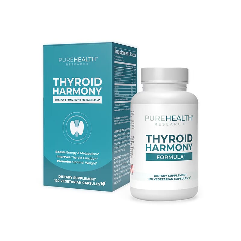 PureHealth Research Thyroid-harmony Dietary Supplement 120 Vegetarian Capsules