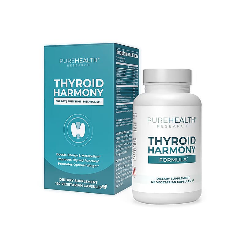 PureHealth Research Thyroid-harmony Dietary Supplement 120 Vegetarian Capsules
