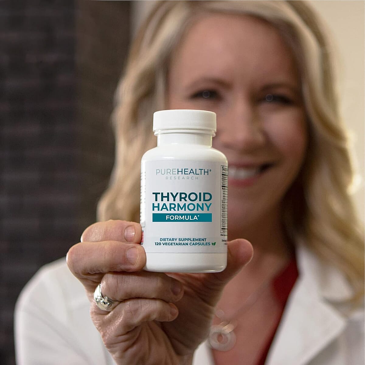 PureHealth Research Thyroid-harmony Dietary Supplement 120 Vegetarian Capsules image number 1