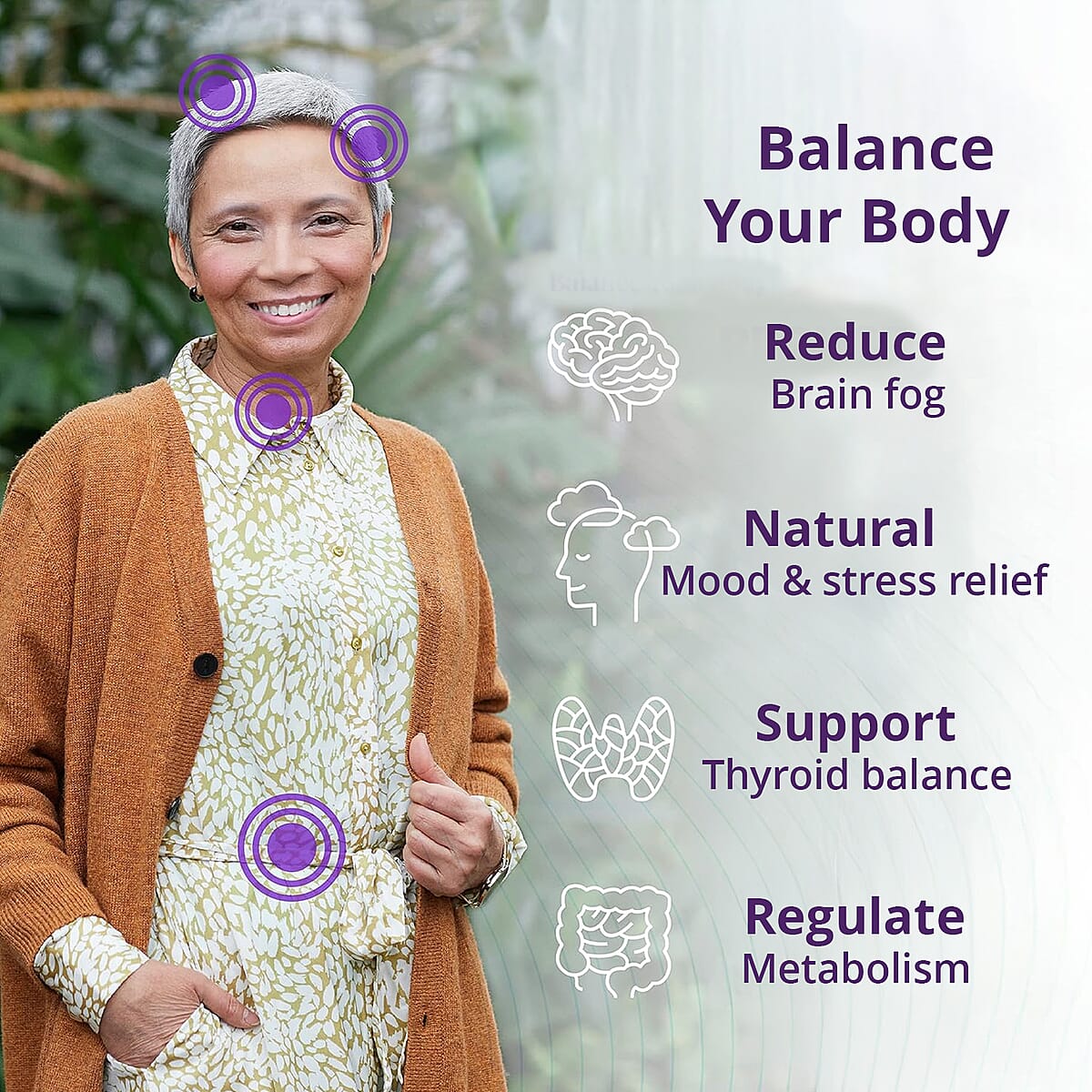 PureHealth Research Thyroid-harmony Dietary Supplement 120 Vegetarian Capsules image number 2