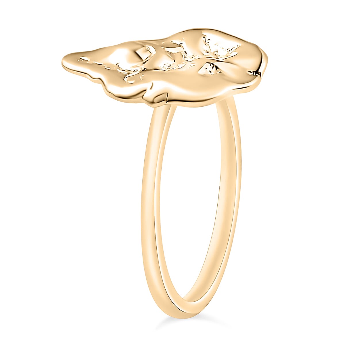 Nugget Ring in 10K Yellow Gold (Size 10.0) 2.70 Grams (Del. in 10-12 Days) image number 2