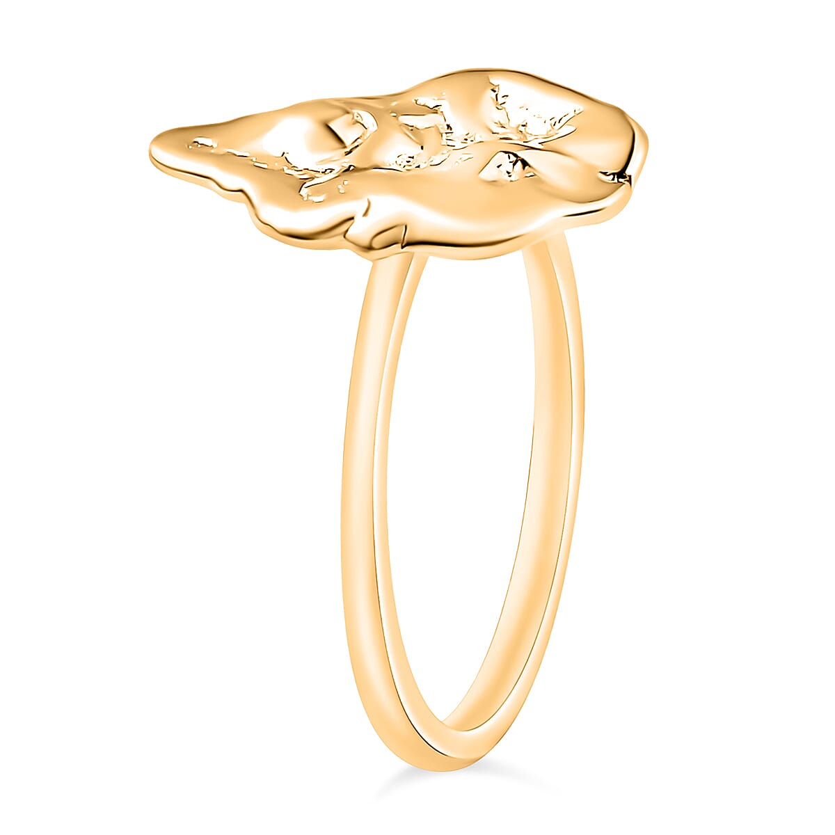 Nugget Ring in 14K Yellow Gold (Size 8.5) 2.90 Grams (Del. in 10-12 Days) image number 2