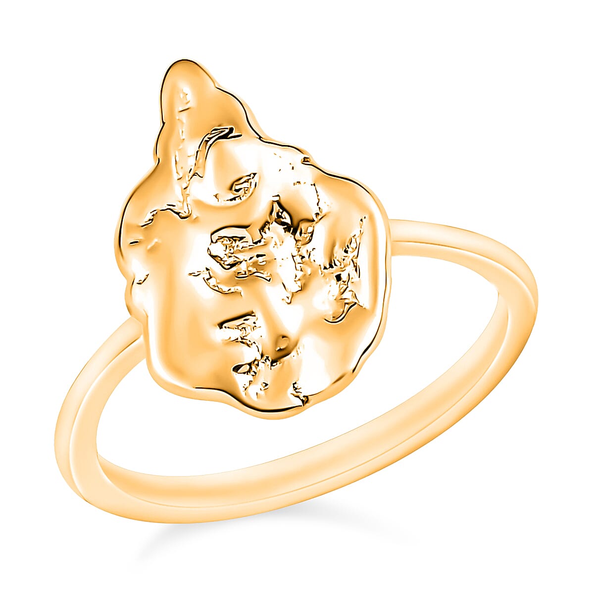 Nugget Ring in 18K Yellow Gold (Size 6.0) 3.30 Grams (Del. in 10-12 Days) image number 0