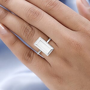Bar Ring in 14K White Gold (Size 10.0) 2.20 Grams (Del. in 10-12 Days)