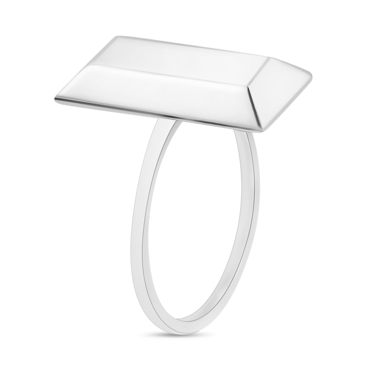 Bar Ring in 14K White Gold (Size 10.0) 2.20 Grams image number 2