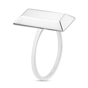 Bar Ring in 14K White Gold (Size 10.0) 2.20 Grams (Del. in 10-12 Days)