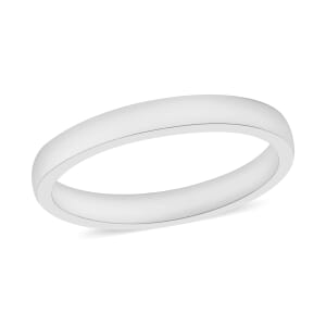 Band Ring in 14K White Gold (Size 10.0) 3.50 Grams