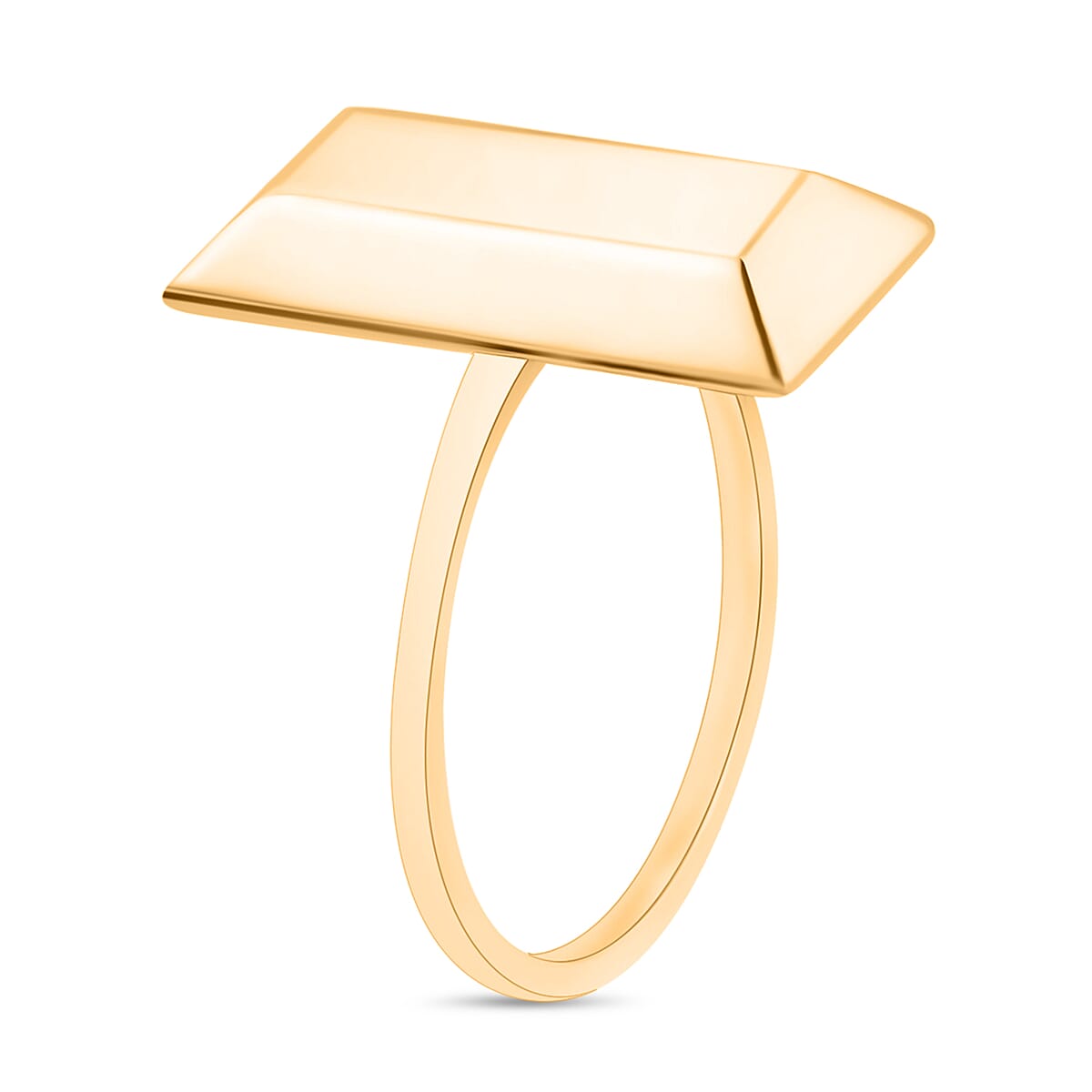 Bar Ring in 14K Yellow Gold (Size 9.5) 2.20 Grams (Del. in 10-12 Days) image number 2