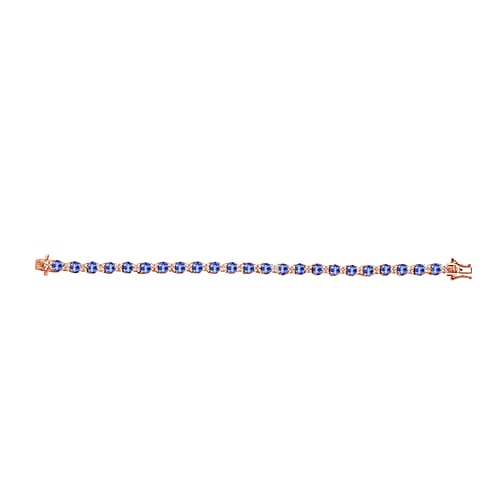Tanzanite / Rose Gold Over Sterling Silver / 6.5 Inches - Product card gallery slide 4 (10178023326009)