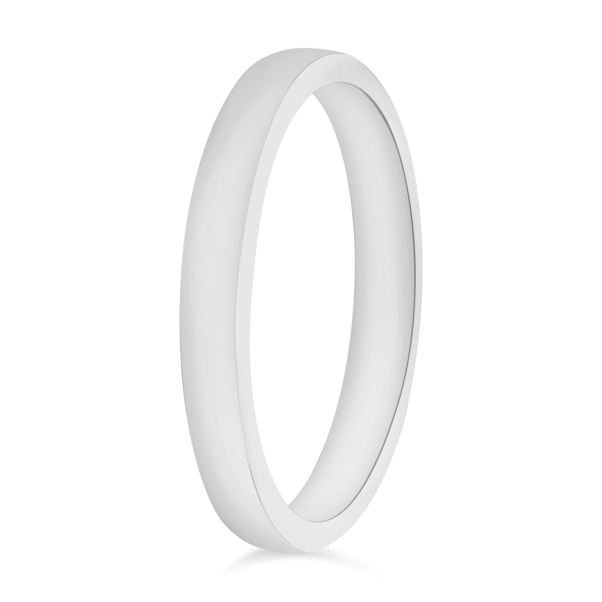 Band Ring in 18K White Gold (Size 6.0) 3.80 Grams image number 2