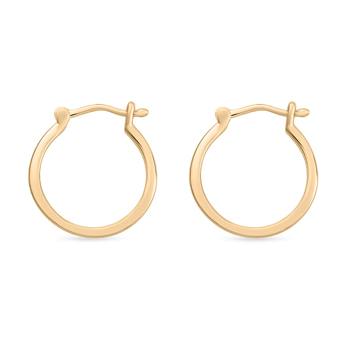 Hoop Earrings in 10K Yellow Gold 2.90 Grams (Del. in 10-12 Days) image number 2