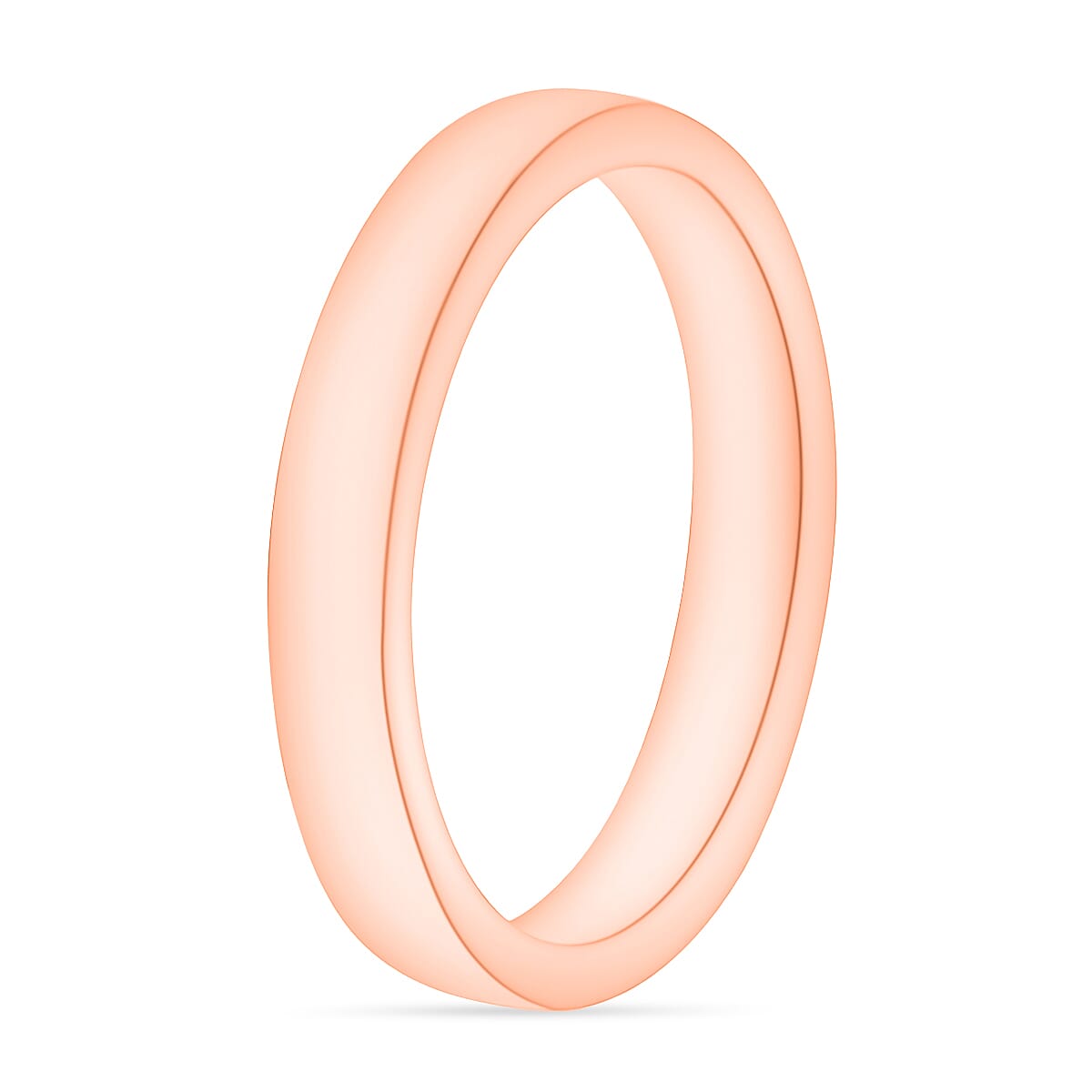 Band Ring in 14K Rose Gold (Size 6.5) 3.60 Grams (Del. in 10-12 Days) image number 2