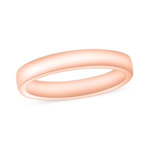Band Ring in 18K Vermeil Rose Gold Over Sterling Silver (Size 10.0) 3.60 Grams