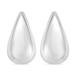 Raindrop Earrings in Rhodium Over Sterling Silver 6 Grams