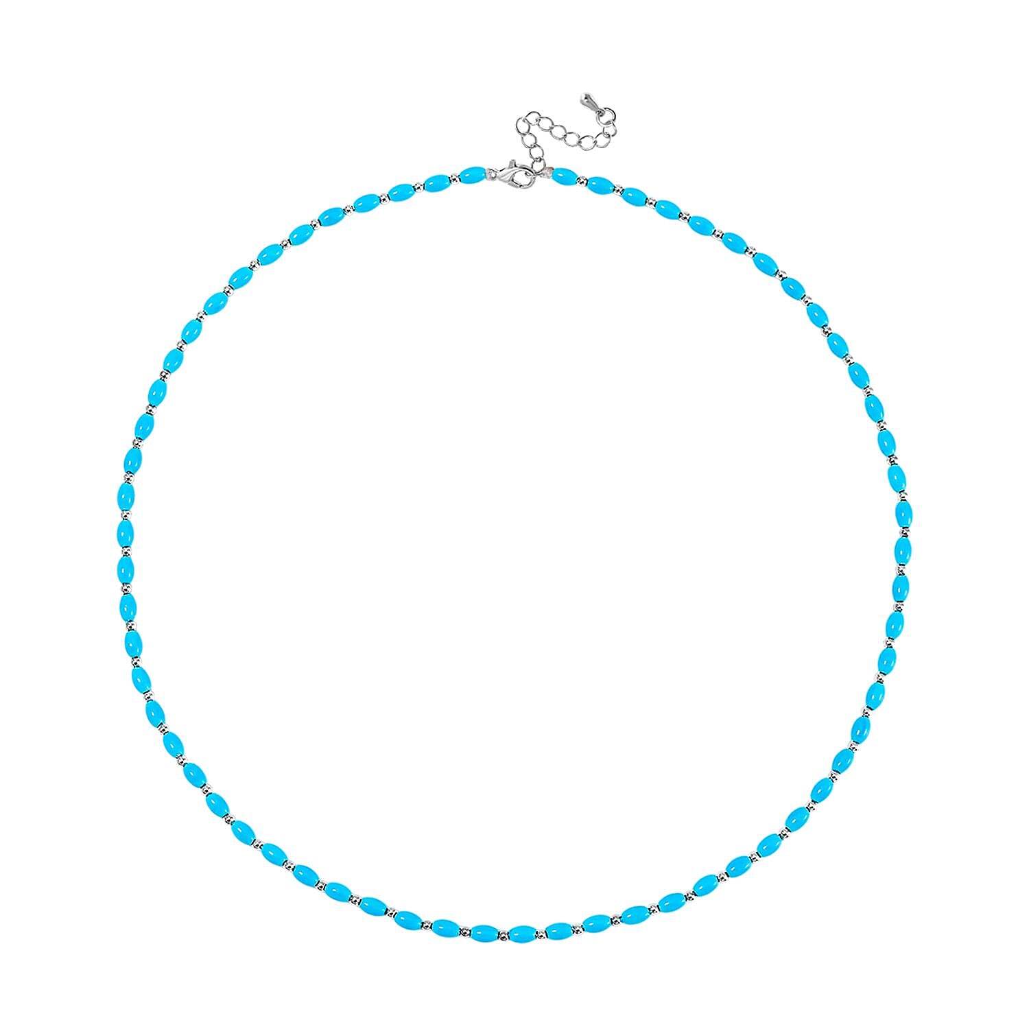 Sleeping Beauty Color Shell Pearl Necklace (Adjustable)