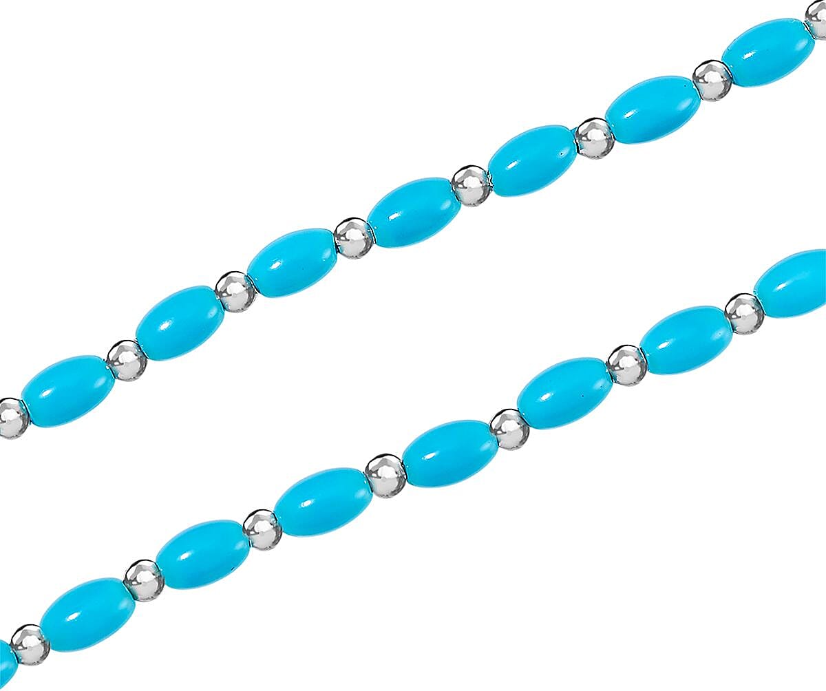 Sleeping Beauty Color Shell Pearl Necklace (Adjustable)