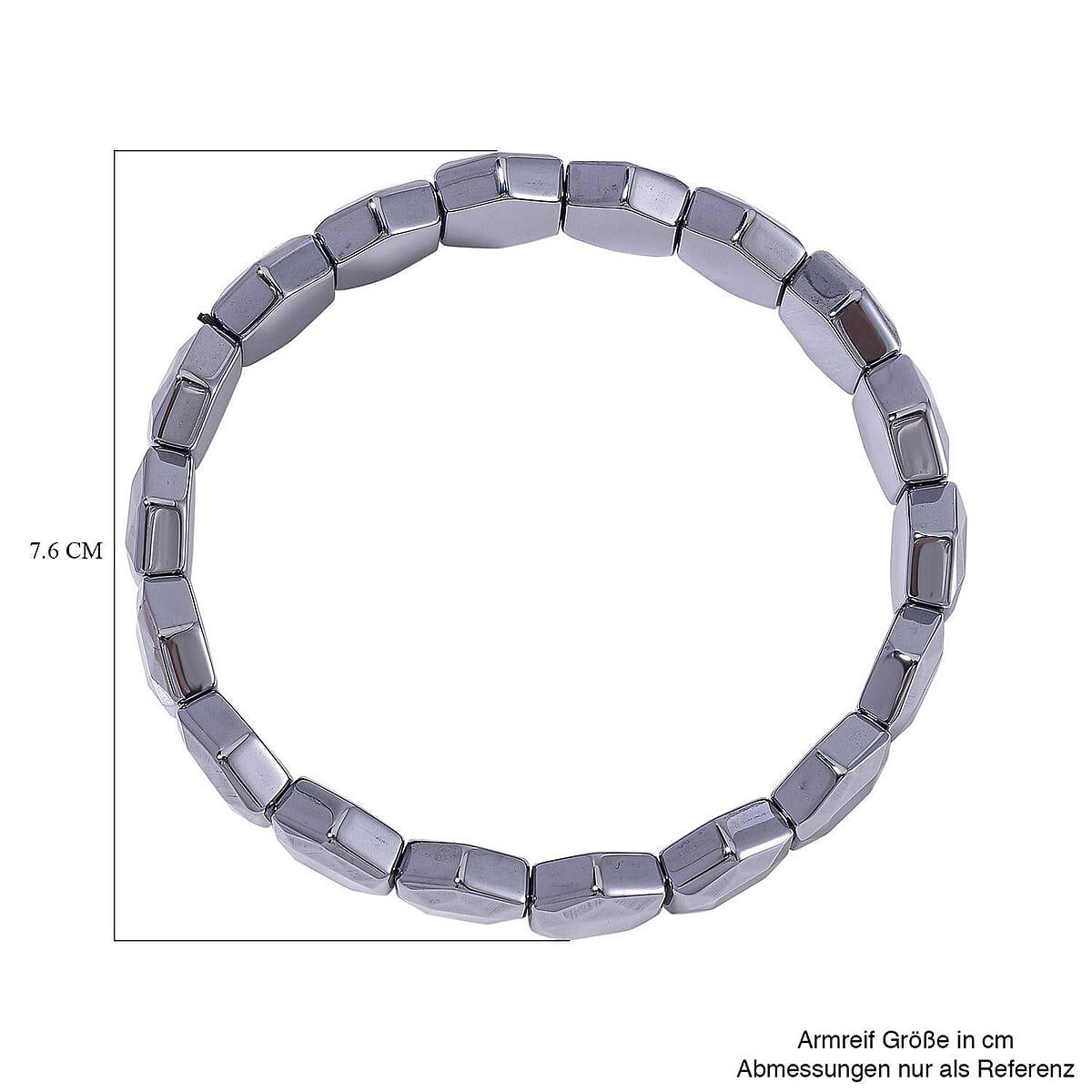 Terahertz 150.00 ctw Fancy Block Strech Bracelet image number 3